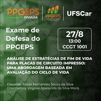 Exame de Defesa de Discente do PPGEP-So
