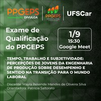 Exame de Qualificação de Discente do PPGEP-So