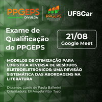 Exame de Qualificação de Discente do PPGEPS